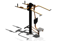 Уличный тренажер "Верхняя тяга Брусья Пресс" УТ339 в Томске