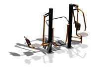 Уличный тренажер "Жим ногами Шагомер Жим от груди" УТ333 в Томске