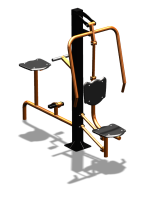 Уличный тренажер "Жим от груди Вело" УТ321 в Томске