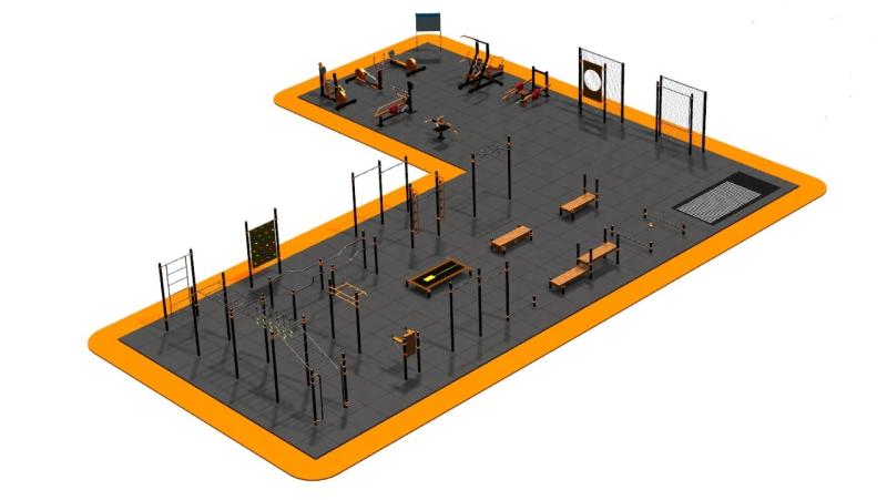 Дизайн проект спортплощадки Угловая в Томске