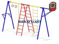 Гимнастический комплекс с баскетбольным щитом МАФ 3001 в Томске