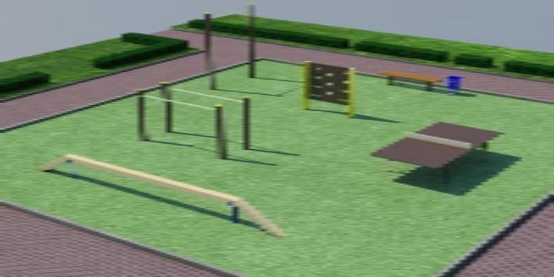 Проект спортплощадки мини спорт  в Томске