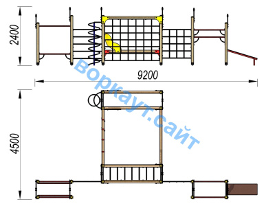 Детский спортивный комплекс ДСК 3102 в Томске