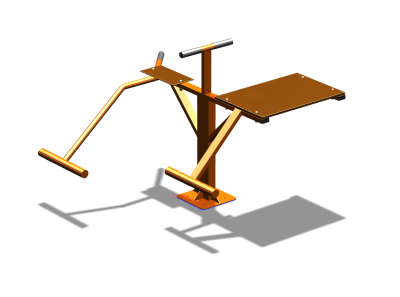 Уличный тренажер "Пресс Гиперэкстензия" УТ327 в Томске