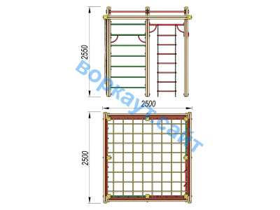 Детский спортивный комплекс ДСК 3110 в Томске Детский спортивный комплекс ДСК 3110 в Томске