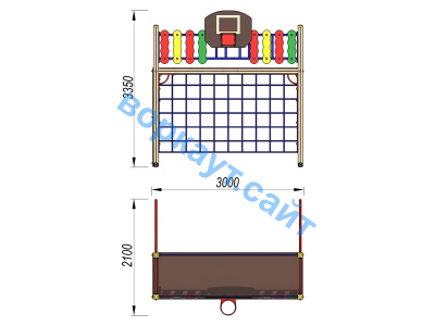 Детский спортивный комплекс ДСК 3101 в Томске