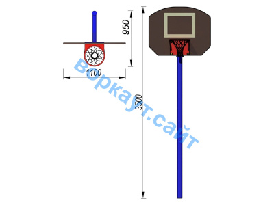 Баскетбольный щит СИО 3510 в Томске