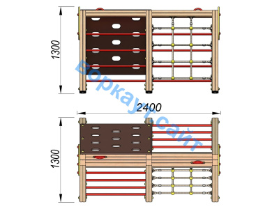 Детский спортивный комплекс ДСК 3203 в Томске