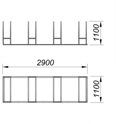 Велопарковка МАФ 6002 в Томске