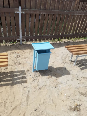 Урна с крышкой МАФ 1631 в Томске