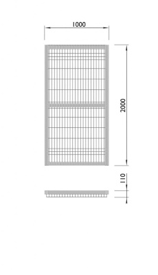 Калитка спортивной площадки МАФ 5105 в Томске