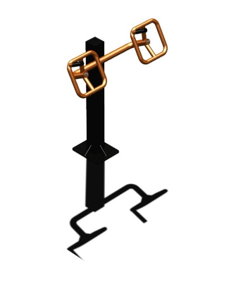 Уличный тренажер "Штурвал одинарный" УТ 122 в Томске