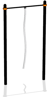 Турник с гимнастическим канатом ВС-34 в Томске