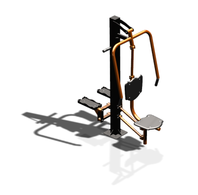 Уличный тренажер "Жим от груди Степпер" УТ342 в Томске