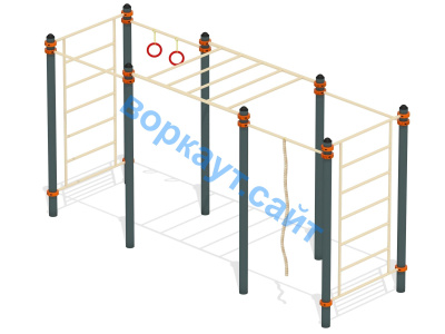 Воркаут комплекс гимнастический  ВС-24 в Томске