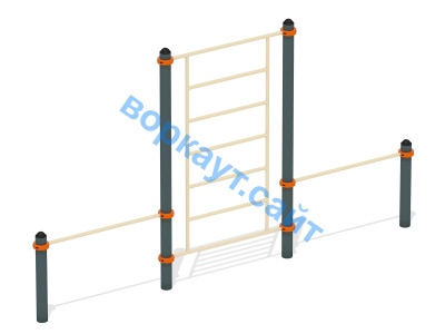 Шведская стенка с перекладинами ВС-13 в Томске