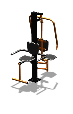 Уличный тренажер "Жим от груди Флекс" УТ324 в Томске