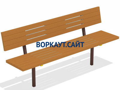 Диван уличный МАФ 1608 в Томске