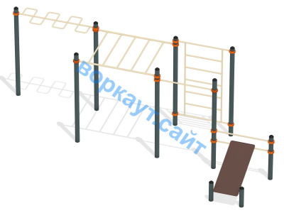 Спортивный комплекс воркаут ВС-45 в Томске