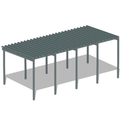 Теневой навес трибун МАФ 4130 в Томске