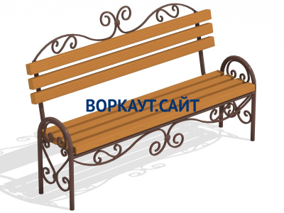 Лавочка кованная МАФ 1606 в Томске