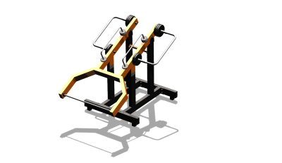 Силовой уличный тренажер  "Мультиштанга"  УТ417 в Томске
