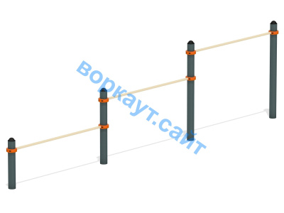 Каскад турников тройной ВС-6 в Томске