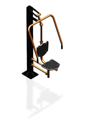 Уличный тренажер "Жим от груди одинарный" УТ 111 в Томске