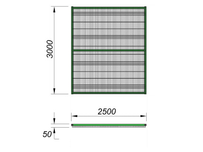 Ограждение спортивной площадки 2500х3000 МАФ 5103 в Томске