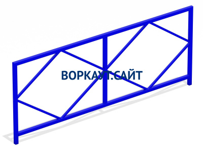 Ограждение площадки МАФ 5001 в Томске