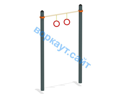 Турник с кольцами ВС-7 в Томске Турник с кольцами ВС-7 в Томске