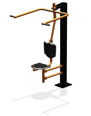 Уличный тренажер "Верхняя тяга одинарный" УТ 114 в Томске