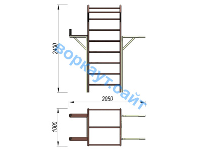 Детский спортивный комплекс 3 в 1 ДСК 3103 в Томске