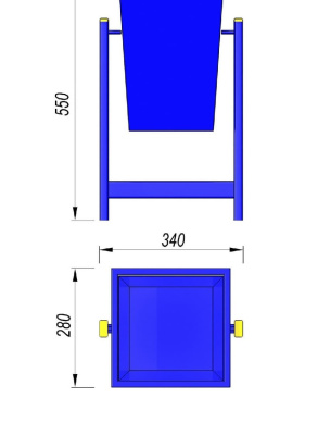 Урна МАФ 1630 в Томске