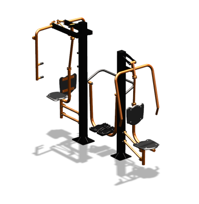 Уличный тренажер "Жим от себя Шагомер Баттерфляй" УТ303 в Томске