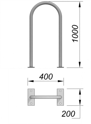 Велопарковка МАФ 6001 в Томске