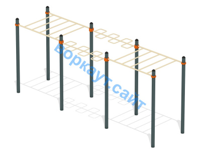Воркаут комплекс рукоходов ВС-22 в Томске
