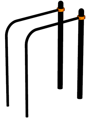 Воркаут брусья приставные ВС-39 в Томске