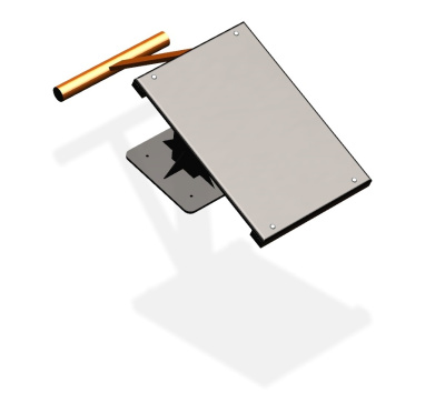 Уличный тренажер "Скамья для пресса" УТ 121 в Томске