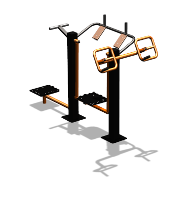 Уличный тренажер "Штурвал Пресс Супертвистер" УТ301 в Томске