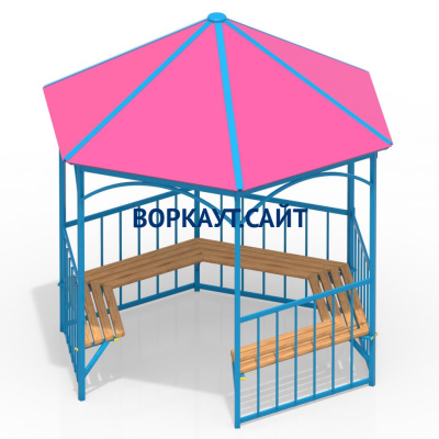 Беседка с лавками МАФ 4120 в Томске