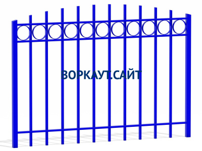 Ограждение спортивной площадки МАФ 5005 в Томске
