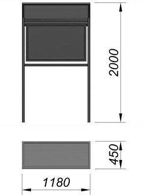 Информационный стенд МАФ 6006 в Томске