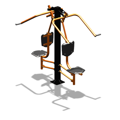 Уличный тренажер  "Верхняя тяга двойная"  УТ207 в Томске